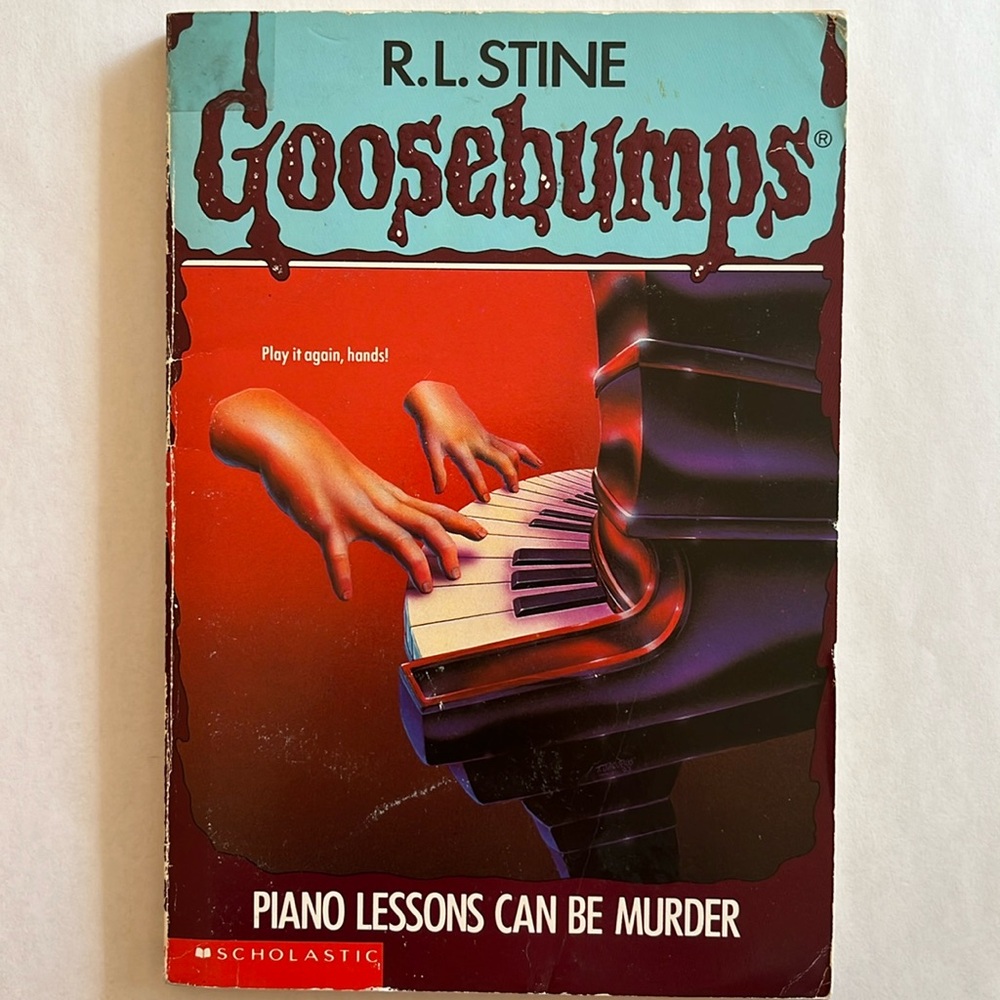 ⭐️ 5/$25 - GOOSEBUMPS - Classic/Vintage - #13 Piano Lessons Can Be Murder